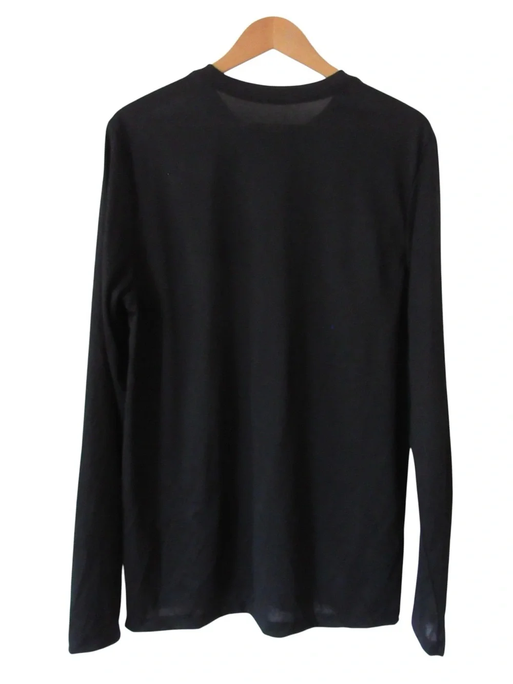 Nike Dri FIT Legend Mens Long Sleeve Fitness Top Large Black Athletic Workout
